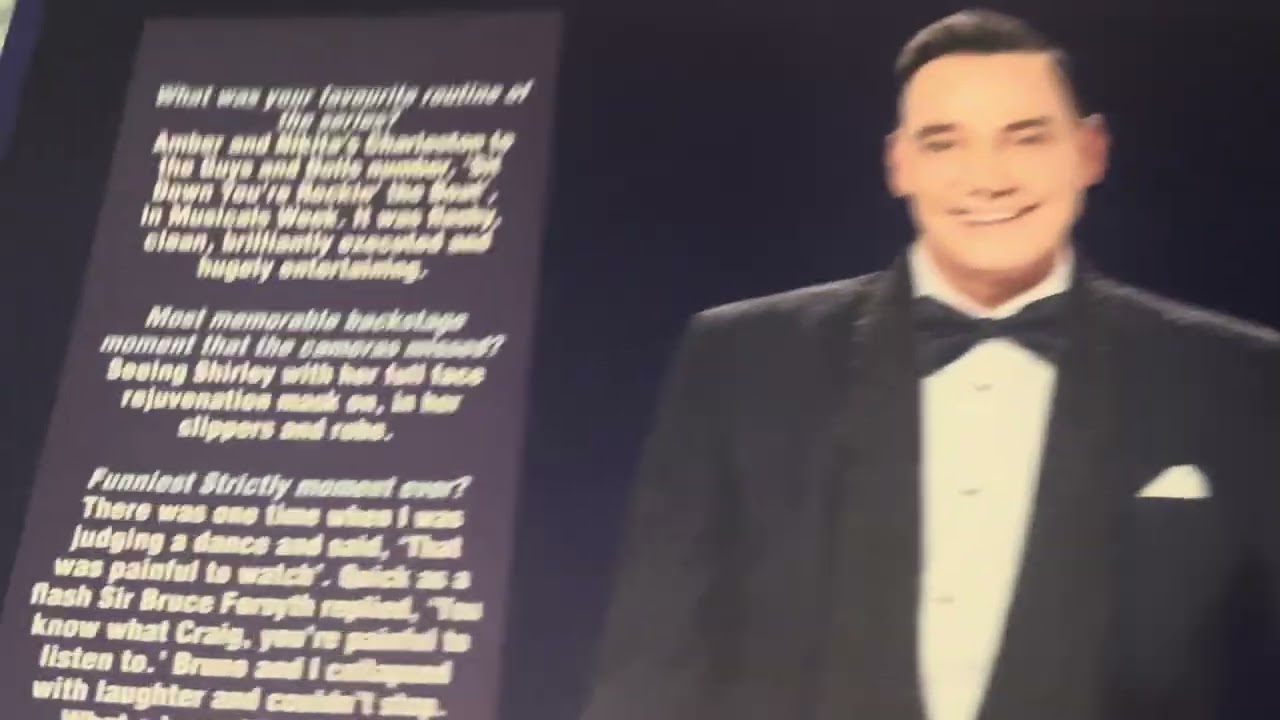 Strictly come dancing live tour ao arena Manchester tour program 