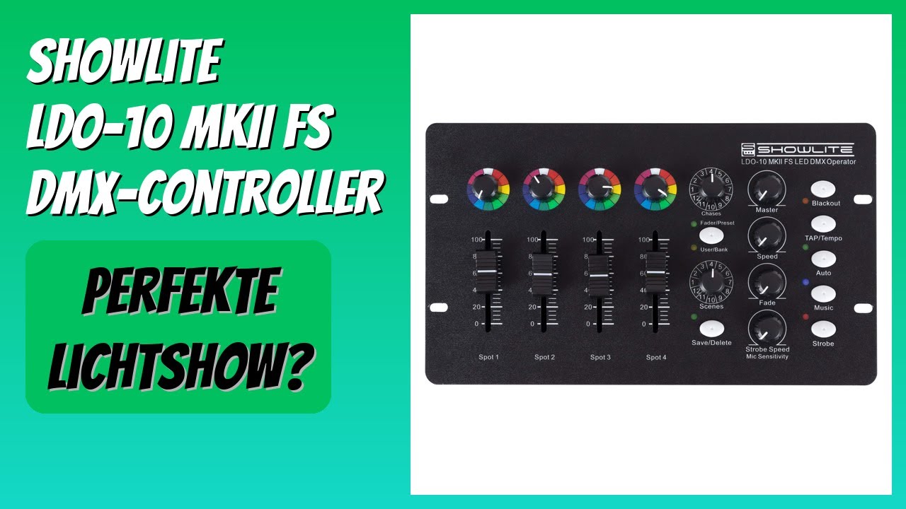 BEWERTUNG (2026): Showlite LDO-10 MKII FS DMX-Controller. Infos