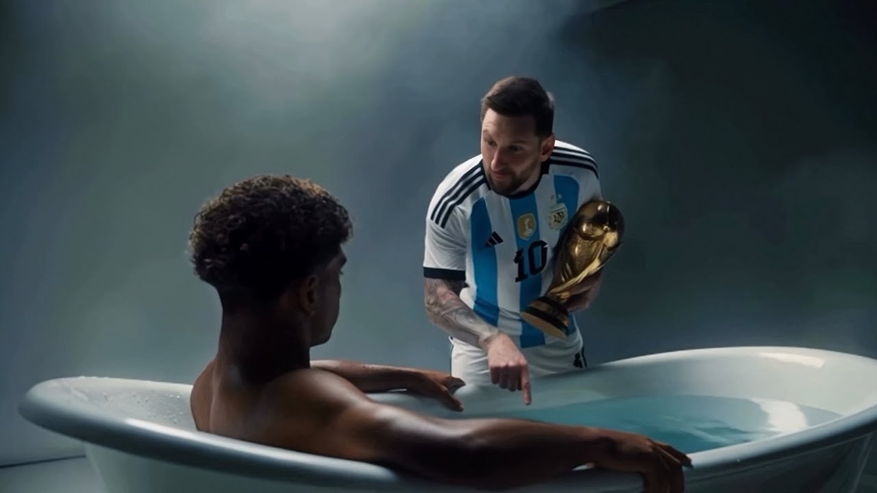 THE BLESSING&hellip; 🏆🍼 | Messi & Yamal | AI Football Film