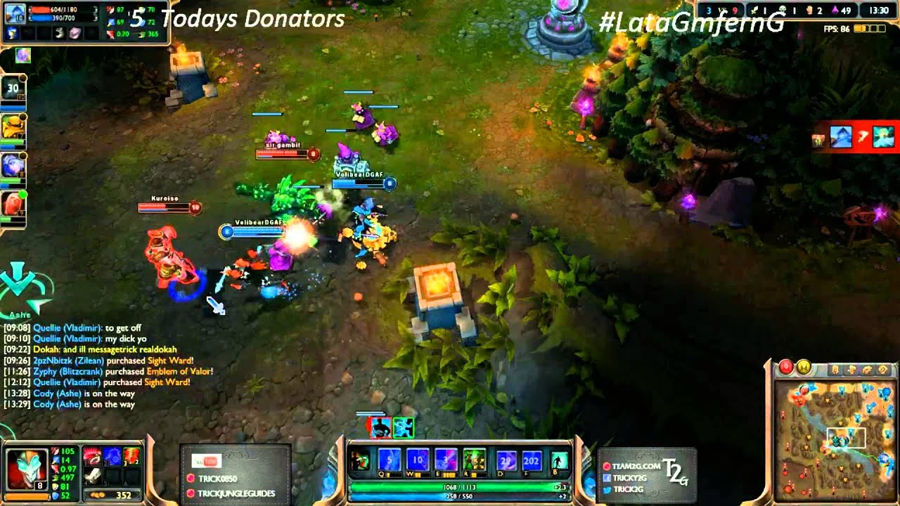 How to gank and disrespect with Shaco!! + Duo Laugh 