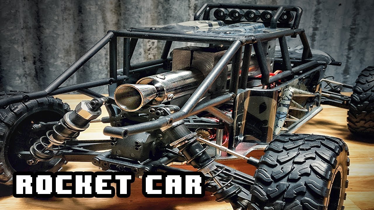 RECREATING the MYTHBUSTERS ROCKET CAR (with a RC CAR!)