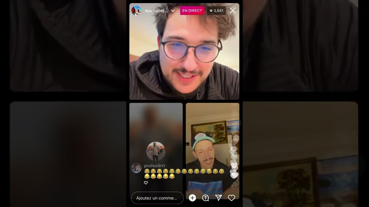 Live Instagram iLyas El Maliki Vs L’Mucho Vs Soufiane | الهربة مع هاد إلياس ههه