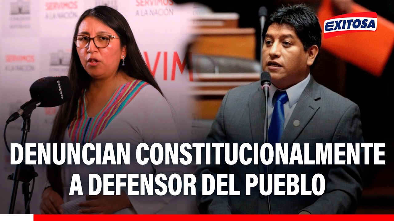 🔴🔵 Defensor del Pueblo es denunciado constitucionalmente: 