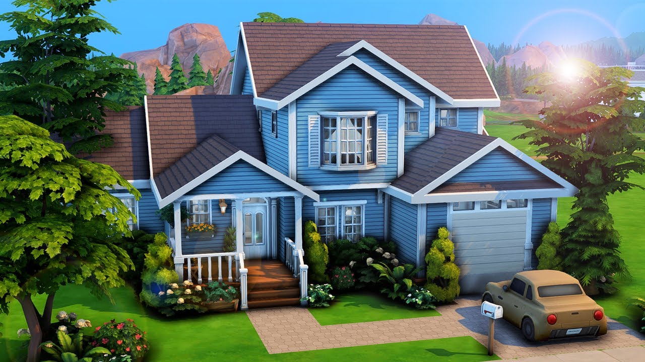 Базовый игровой дом 3 поколения 1 || The Sims 4: Скоростное строительство