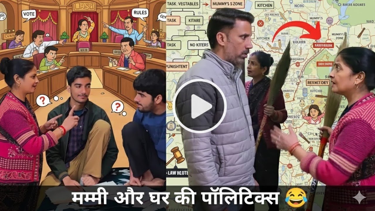 मम्मी और घर की पॉलिटिक्स 😂|mammi ne kiya bhedbhav 