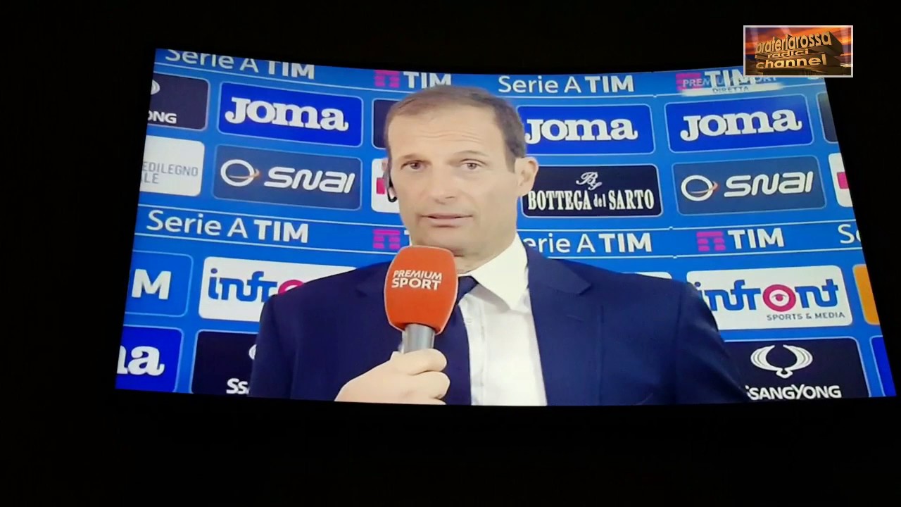 allegri dopo samp-juve