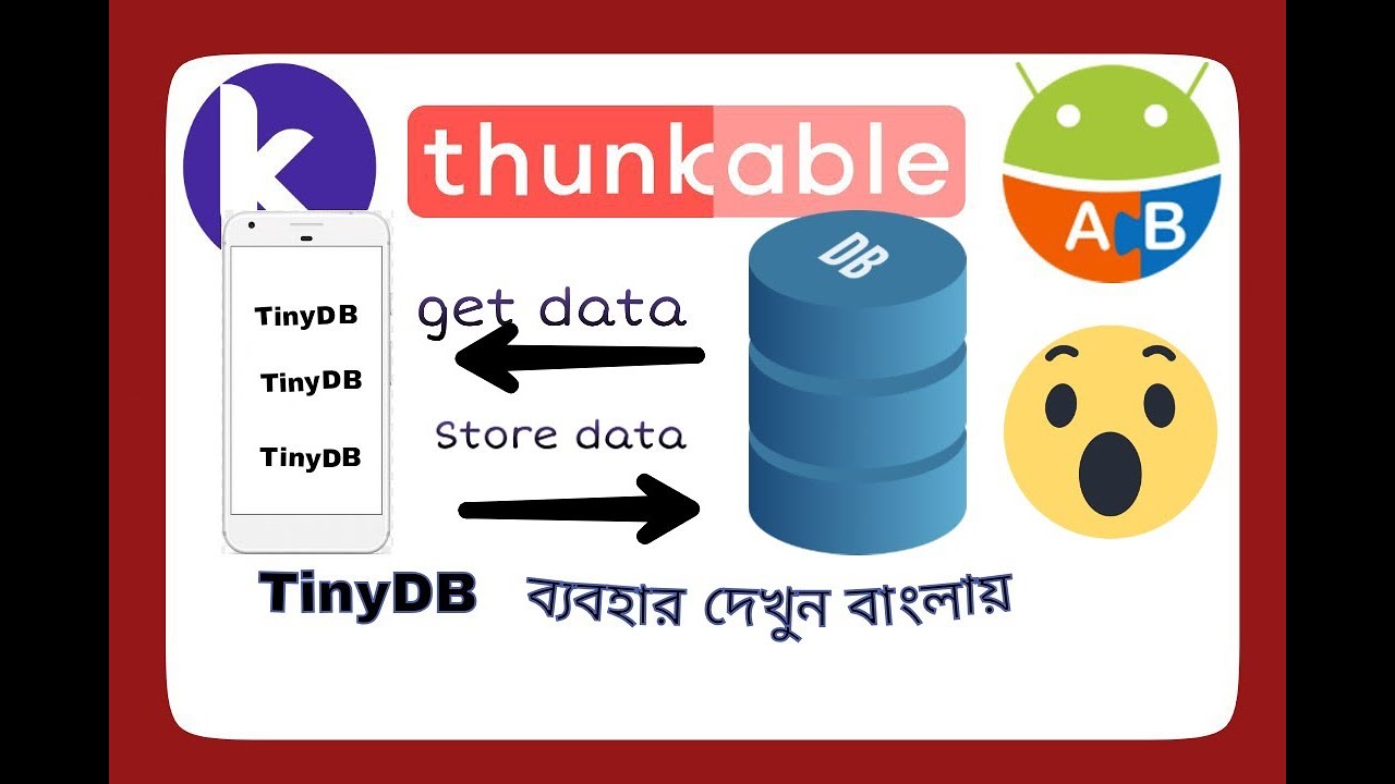 TinyDB database | kodular,AppyBuilder or thunkable in bangla | with everything explain