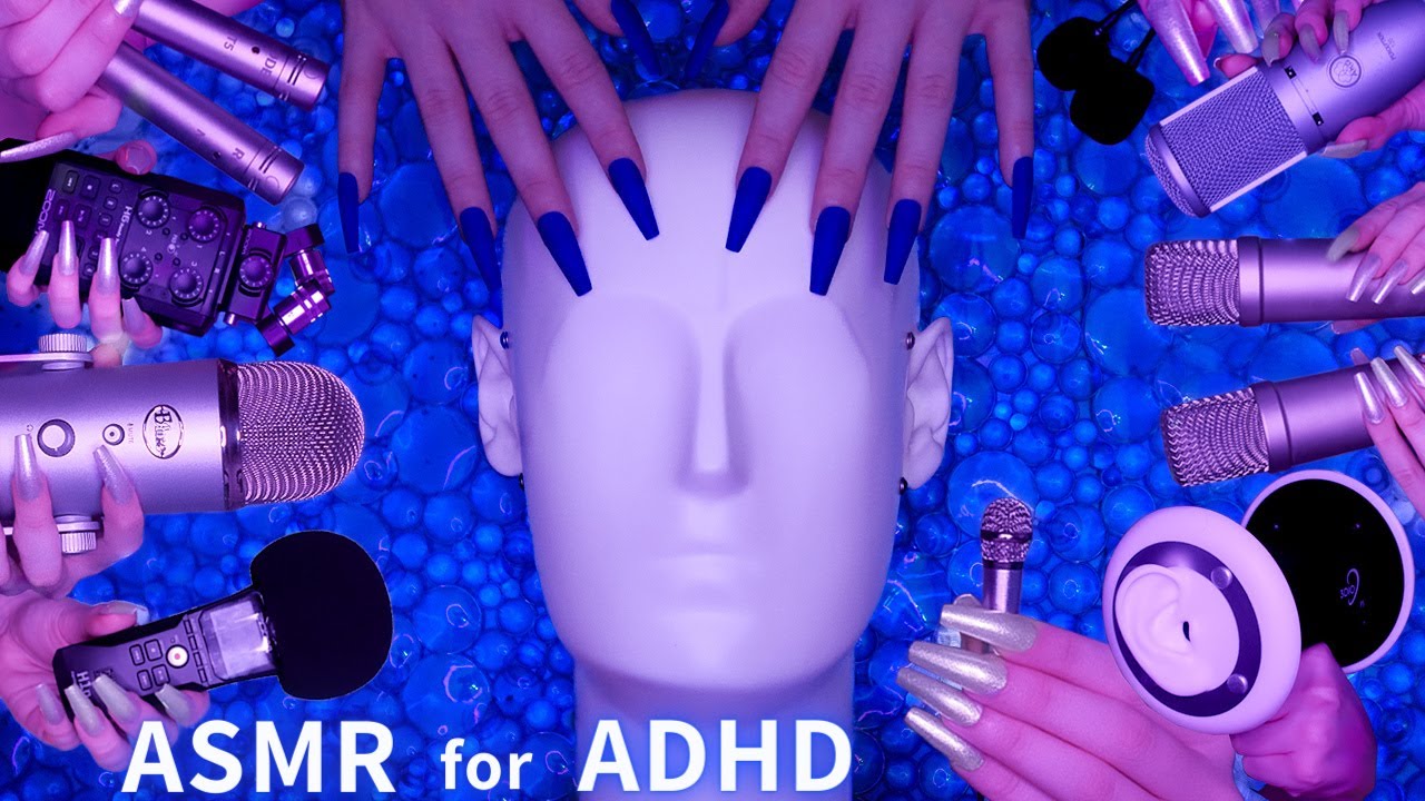 ASMR for ADHD 💙Changing Triggers Every Minute😴 Scratching , Tapping , Massage & More| No Talking 4K