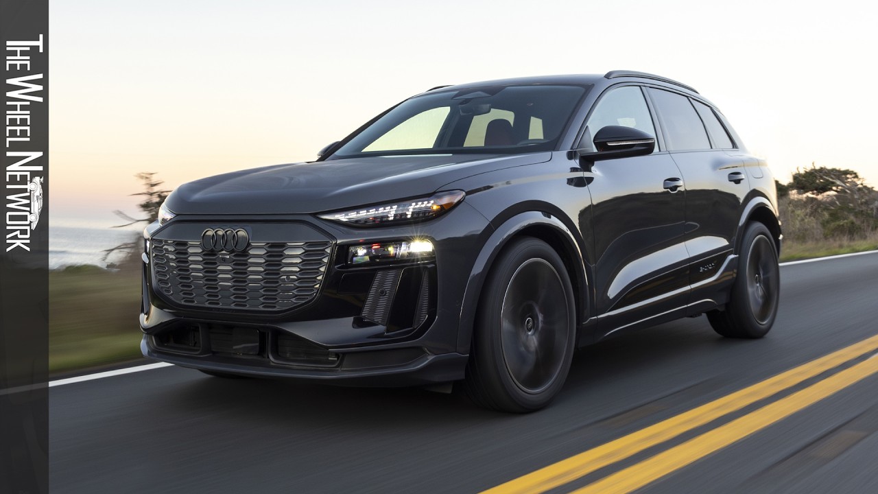 2025 Audi SQ6 e-tron | Magnet Gray | Driving, Interior, Exterior (US Spec) [4K]