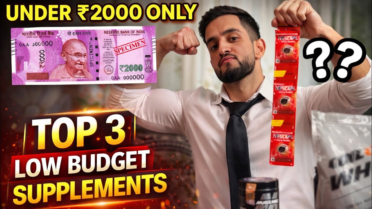 Best Low Budget Supplements for Muscle Building (Under ₹2000) For Students 
