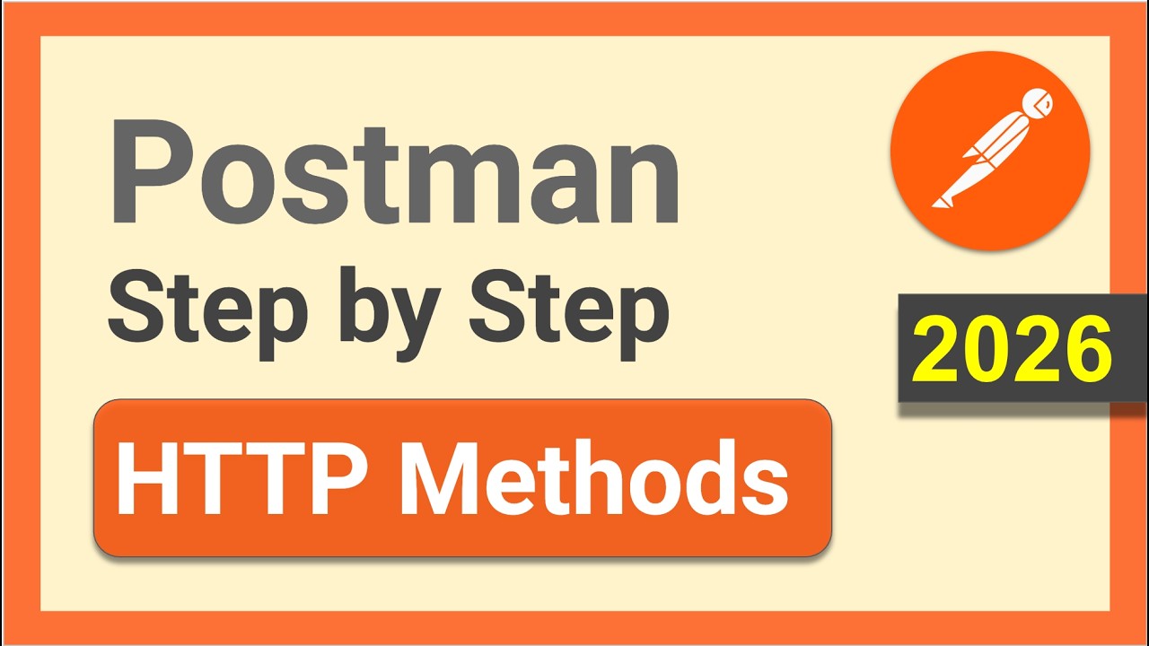 Postman Beginner Tutorial 2026 | HTTP Methods Explained (GET, POST, PUT, PATCH, DELETE) + QUIZ