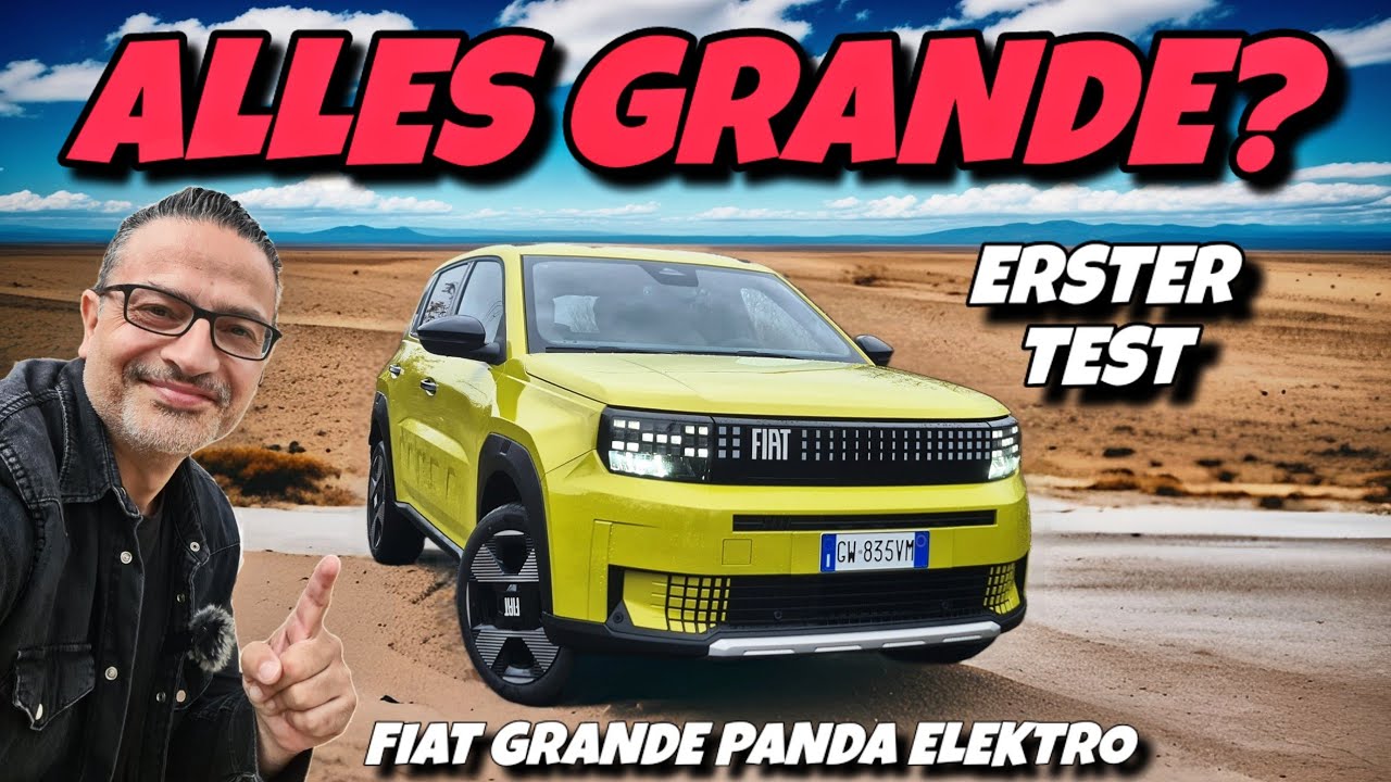 Fiat Grande Panda Fahrbericht! Das Elektroauto ab 24.990€