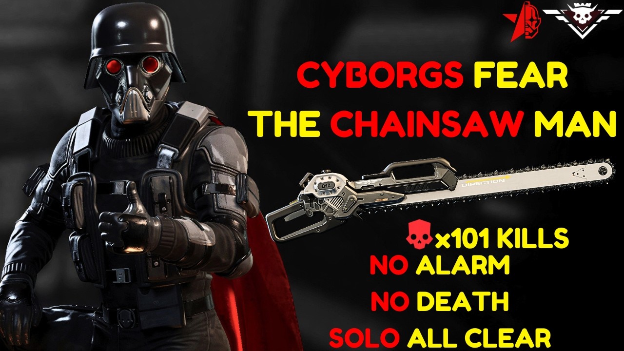 Aggressive Stealth with a Chainsaw? | Cyborgs Solo Superhelldive | Helldivers 2