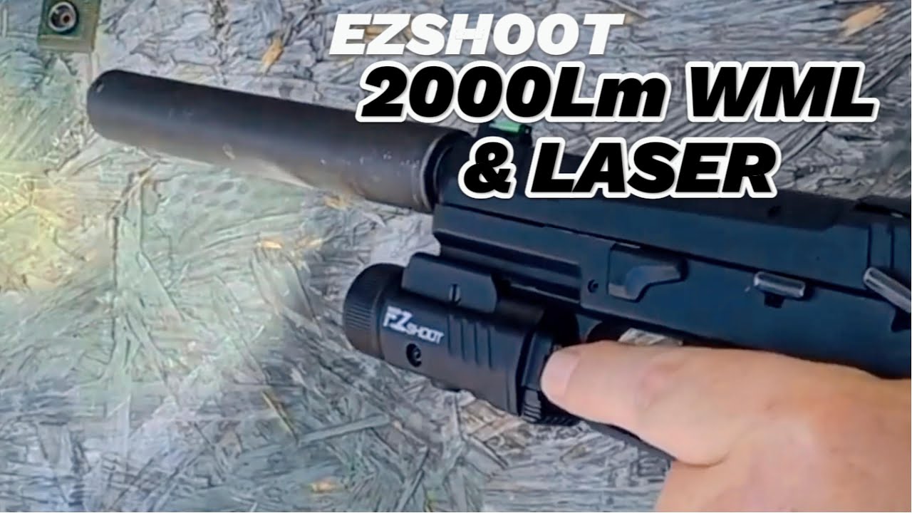 EZSHOOT 2000lm WML w/Green laser: Full review