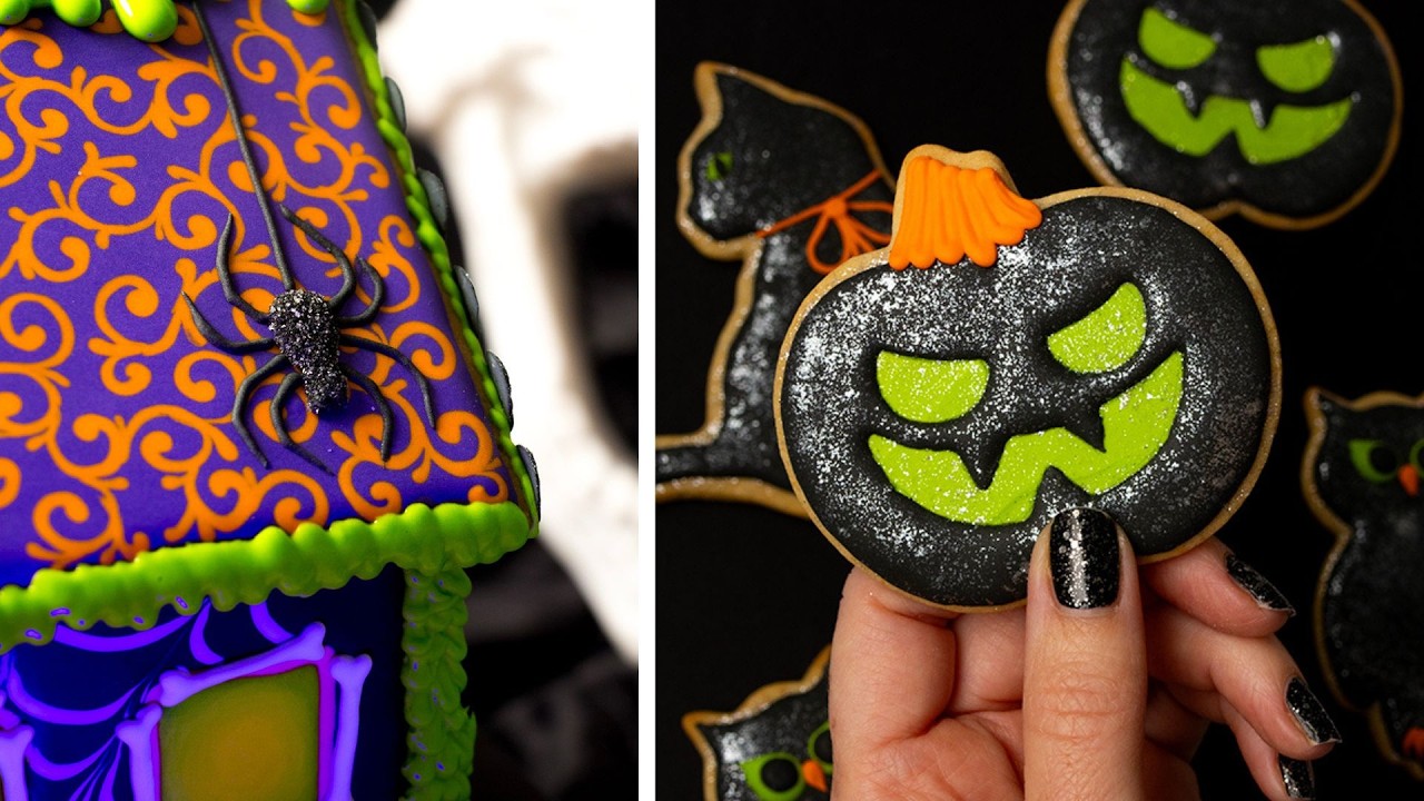 30 Minutes Halloween Cookie Decorating 🎃👻
