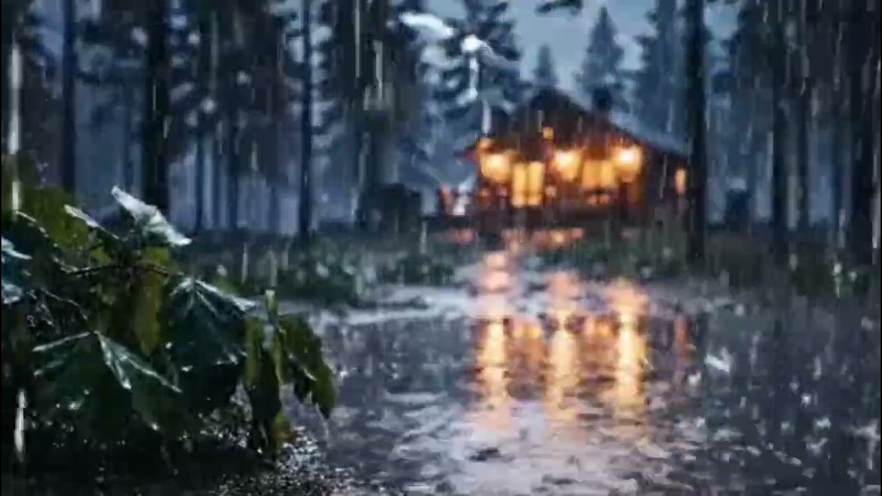🌧️ Sleep Instantly: 10 HOUR Cozy Rain Ambience | High-Quality Relaxing White Noise for Sleeping