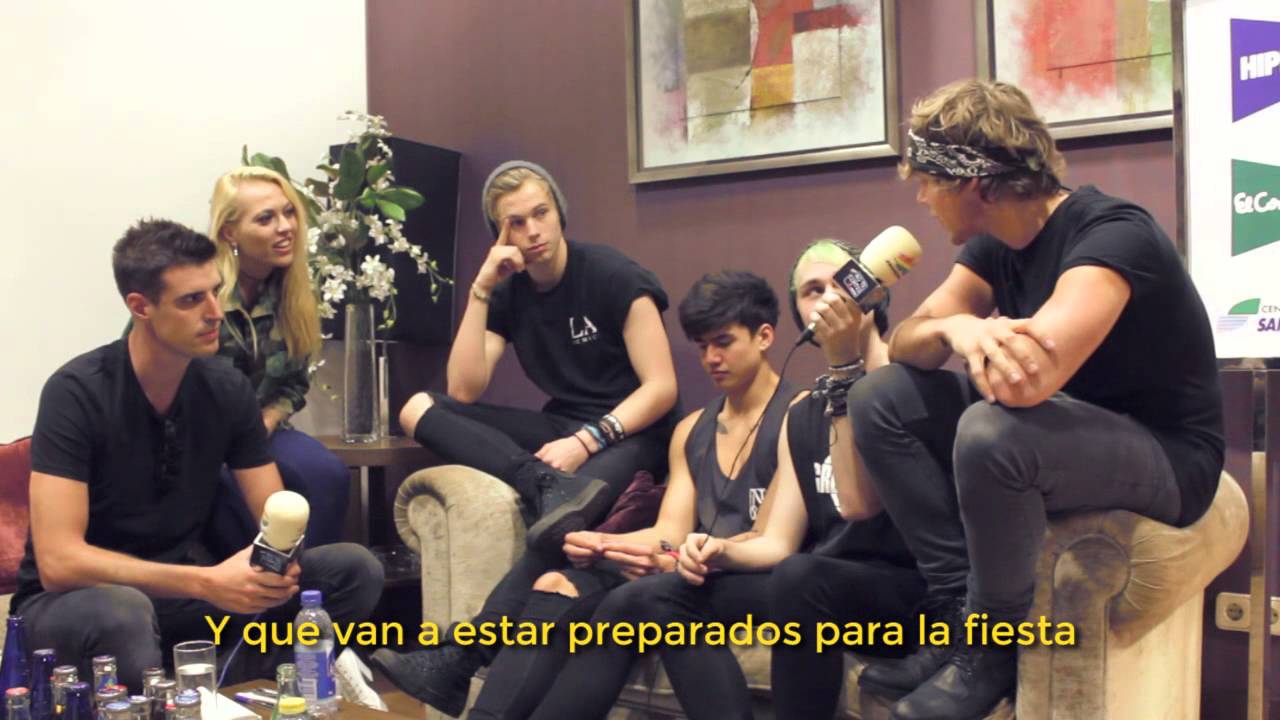 5SOS entrevistados en No Te Cortes by Huawei