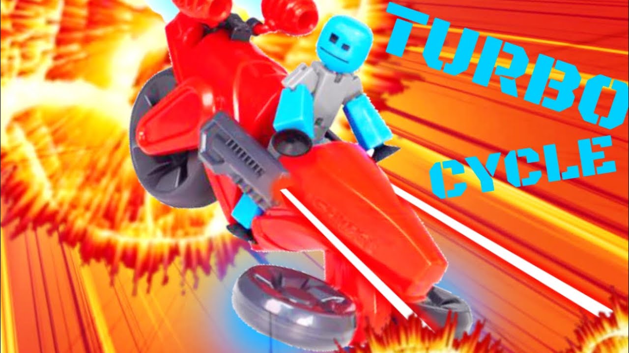 TURBO CYCLE - A Stikbot MEGABOT Short