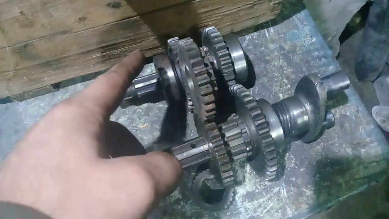 #Реверс-редуктор из запчастей мотоцикла урал. Разработка идеи.