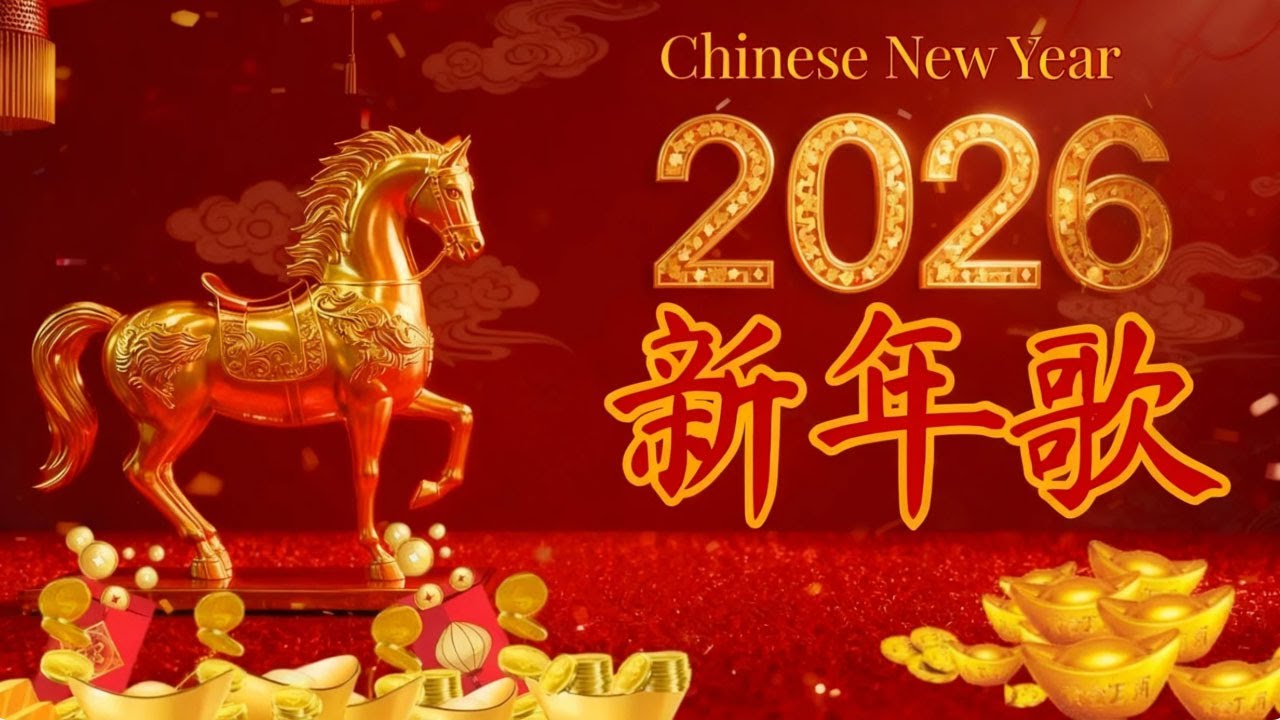 🧨Chinese New Year Songs 2026 - 新年經典賀歲歌曲合集 | 財神到 發財歌 | CNY Music 2026