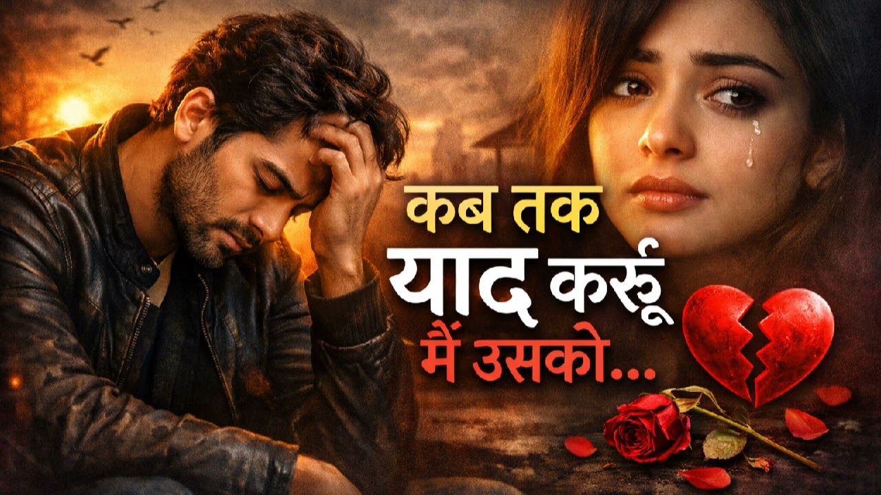 🥀कब तक 💔याद करूं में उसको 😰हिन्दी दर्द भरी गजल  #sad #tranding #bollywood #_______full_support 