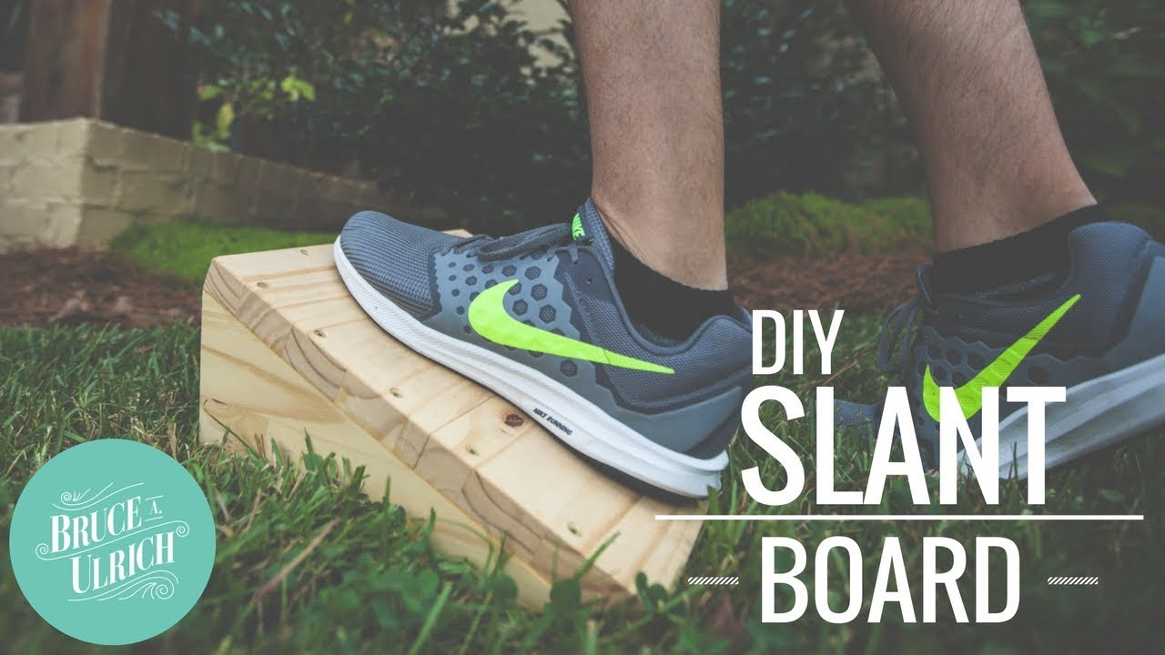 DIY Slant Board for Plantar Fasciitis // How To Make & Use