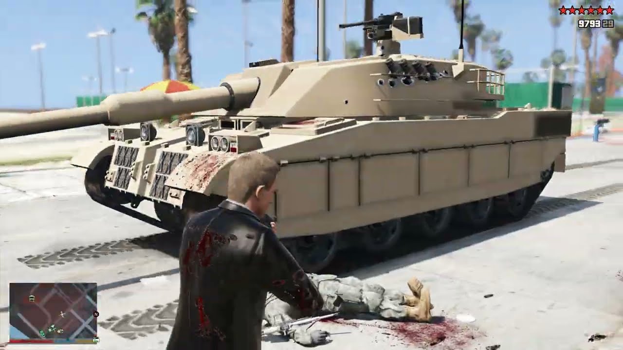 GTA 5 - James Bond 007 FIB Building Massacre + Ten Star Escape