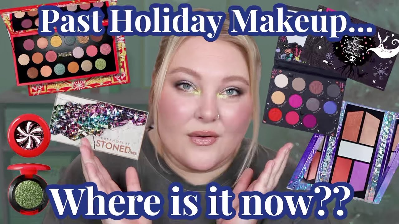 Ghosts of Holiday Makeup Past... Looking Back at Old Holiday Makeup in my Collection!