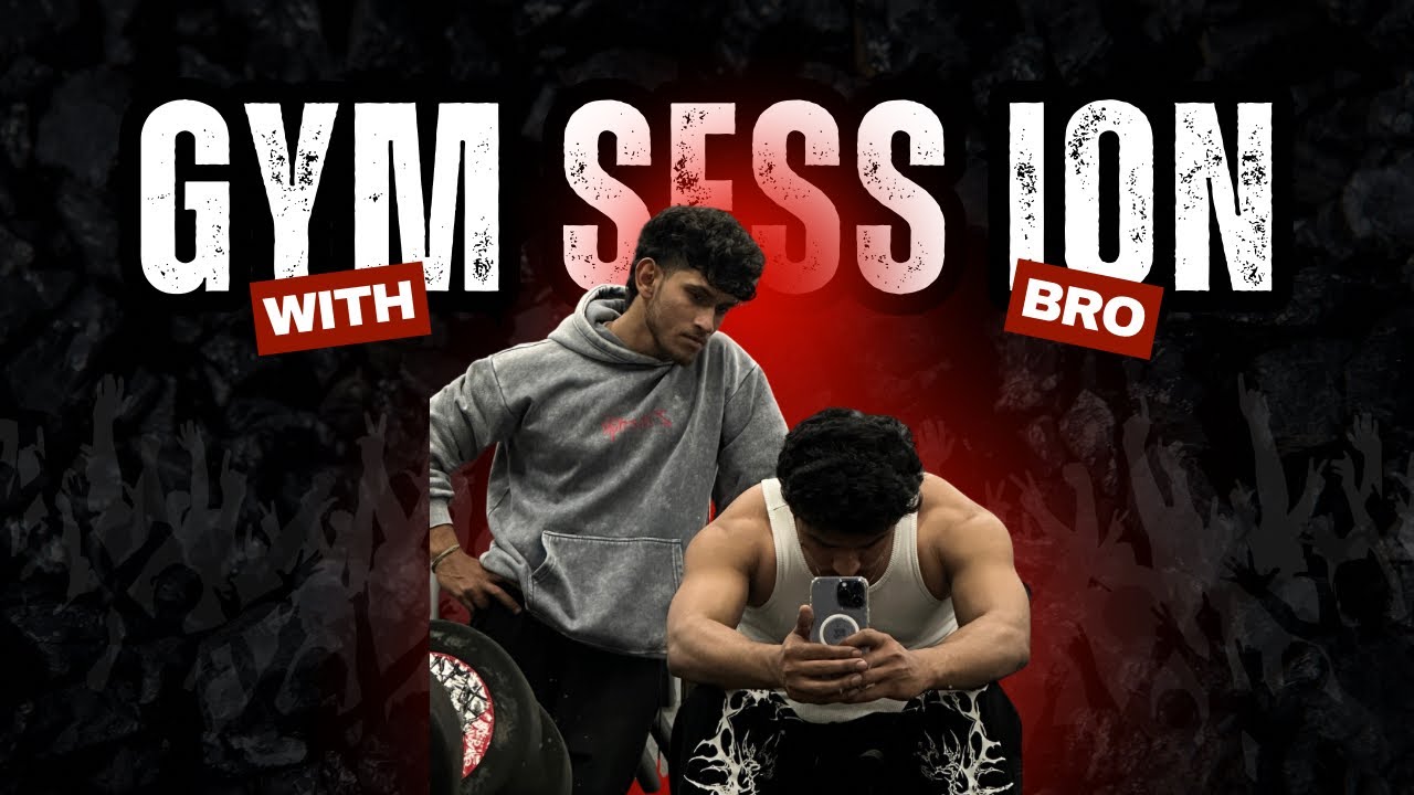 GYM SESSION WITH BRO 💪 | Heavy Workout & Crazy Pump 🔥