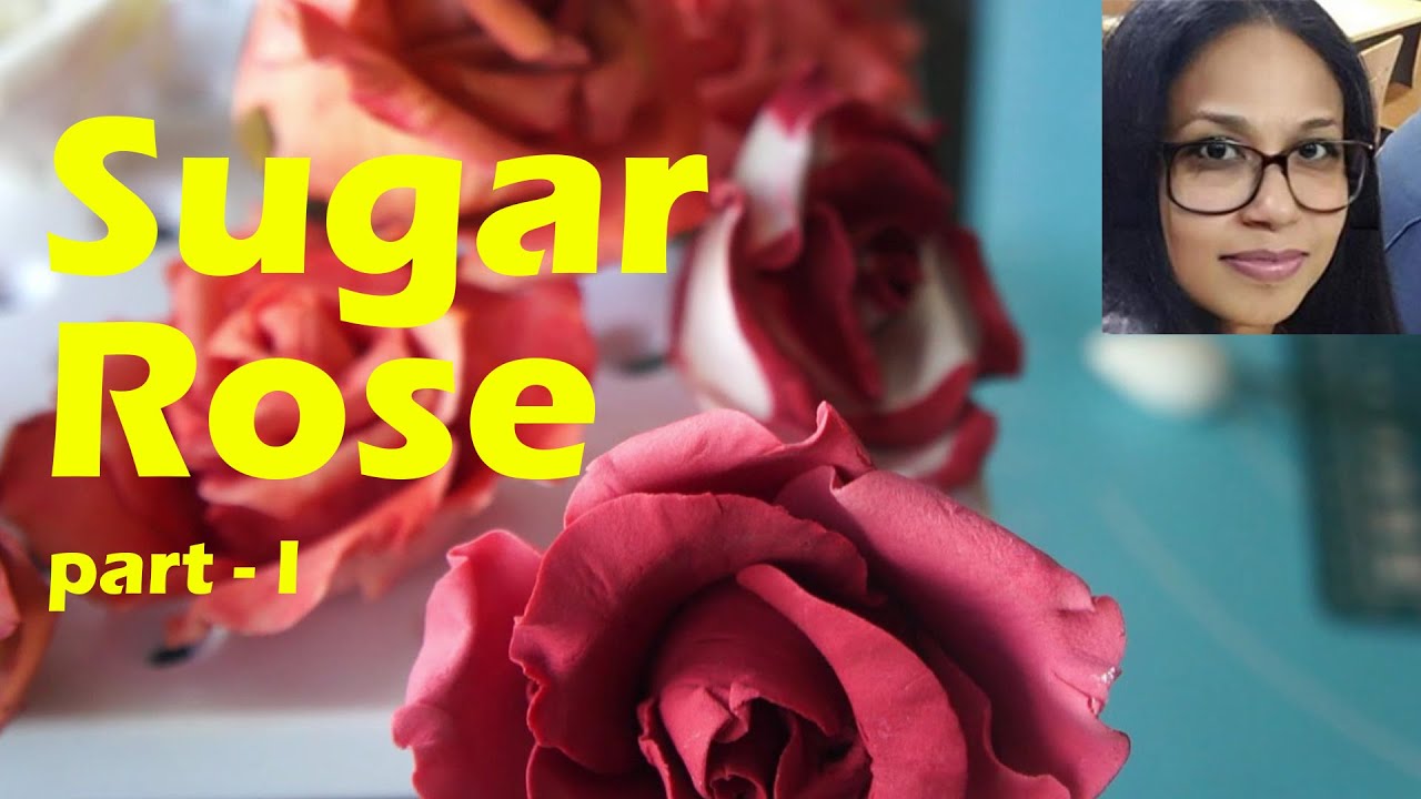 How to make sugar rose | අයිසිං වලින් රෝස මලක්
