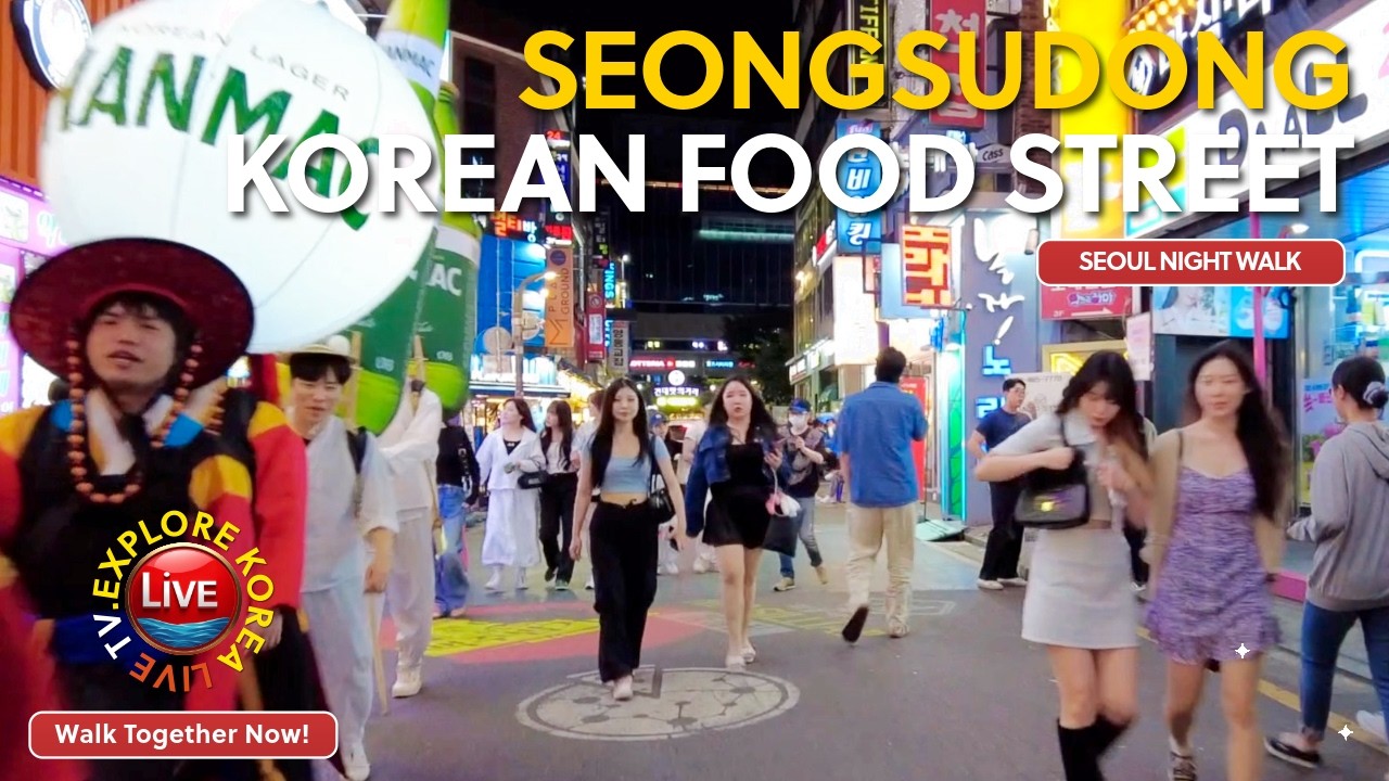 Live Seoul | Korea Walking Tour 🎃 Halloween Week in Hongdae Nightlife | Korea Travel Vlog ソウルライブ