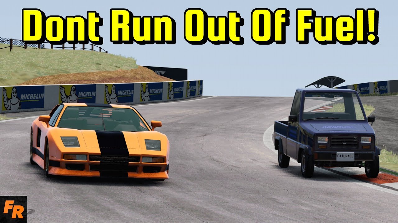 Don't Run Out Of Fuel! - BeamNG Drive Challenge