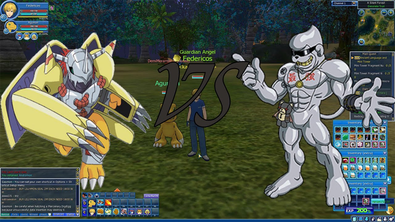 WARGREYMON VS METALETEMON - DMO | FedeUzumaki