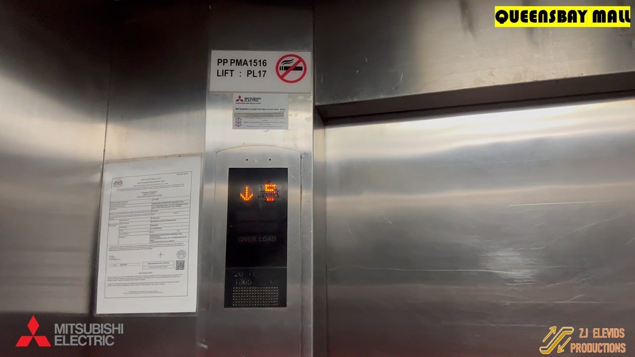 Mitsubishi Service Elevator at Queensbay Mall, Bayan Lepas, Penang, Malaysia. (North Zone)