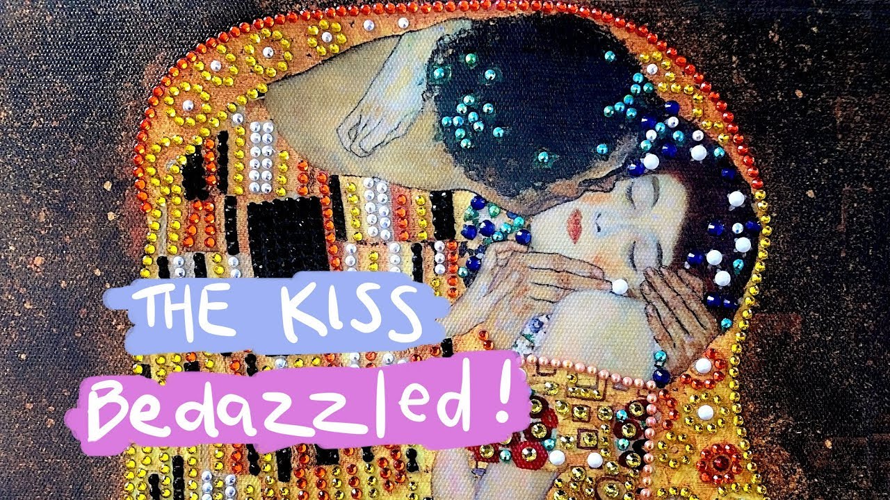 Diamond Painting The Kiss   BEDAZZLED!