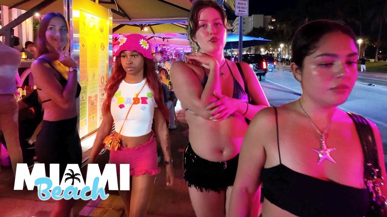 Miami Beach Nightlife 🔥🔥 4k WALK Tour - June 2024