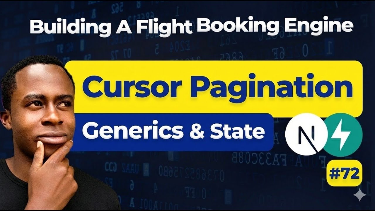 Master Cursor Pagination! | FastAPI Generics + Next.js | Flight Booking Engine | Day 72