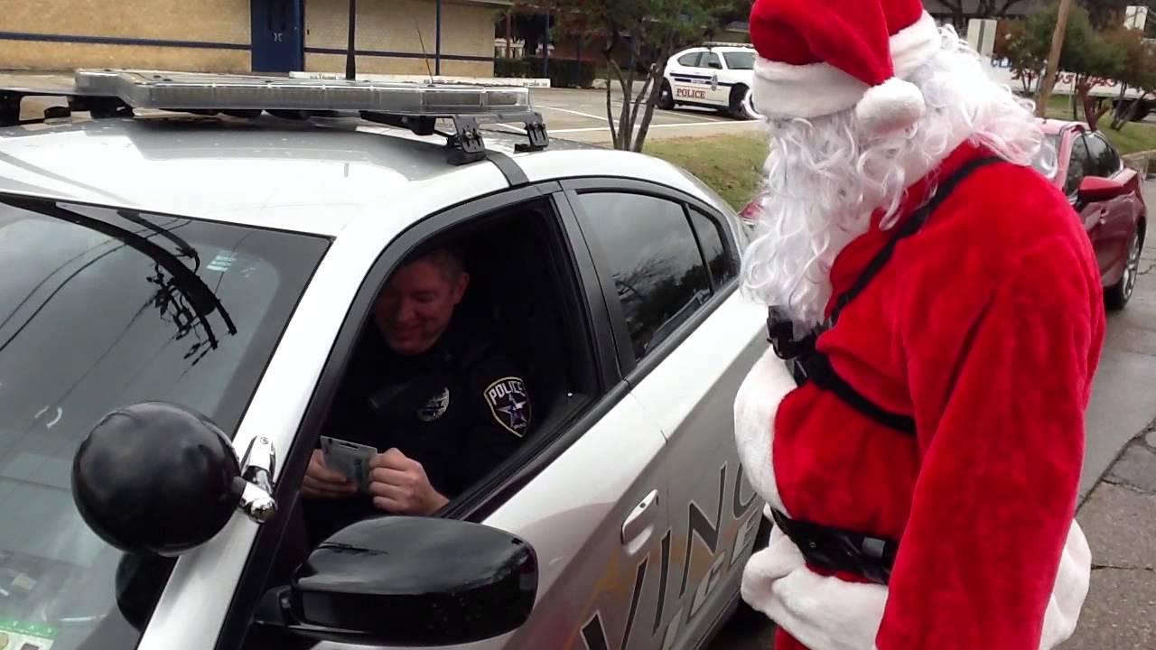 Santa Pulls Over Police