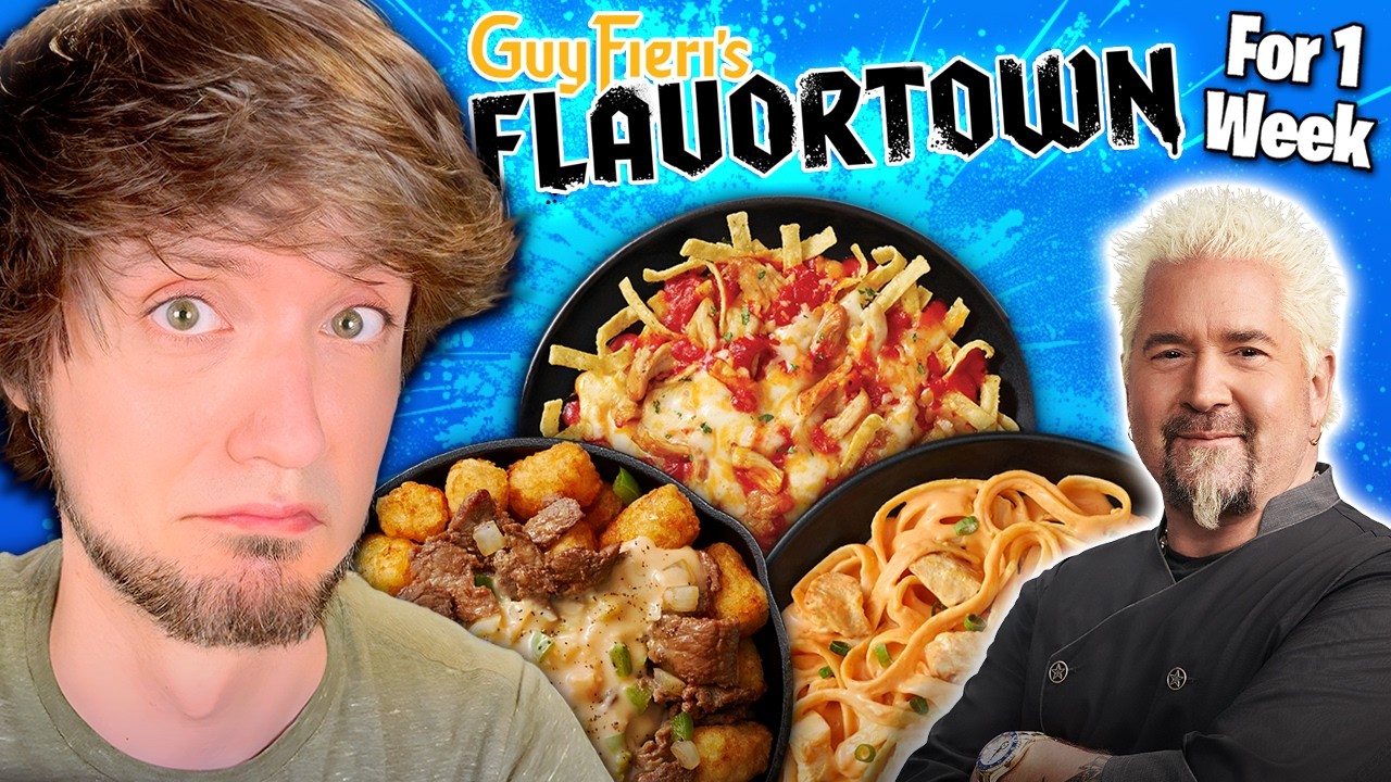 I ate Guy Fieri frozen food every day for 1 Week