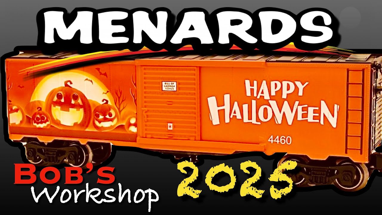 Новые здания и поезда Menards, осень 2025 г., часть 2. Магазин Loveland Ohio Store O Scale Show. ...