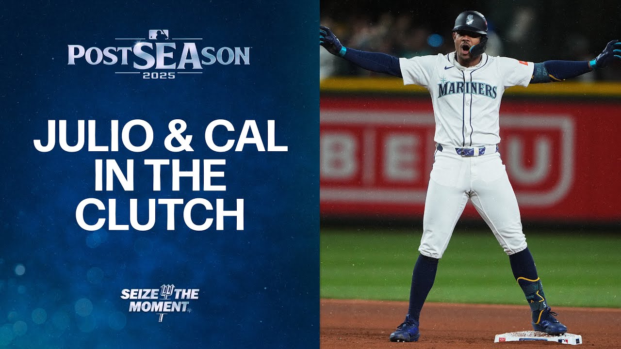 CLUTCH: Cal Raleigh, Julio Rodr&iacute;guez Put the Mariners Back in Front in ALDS Game 2