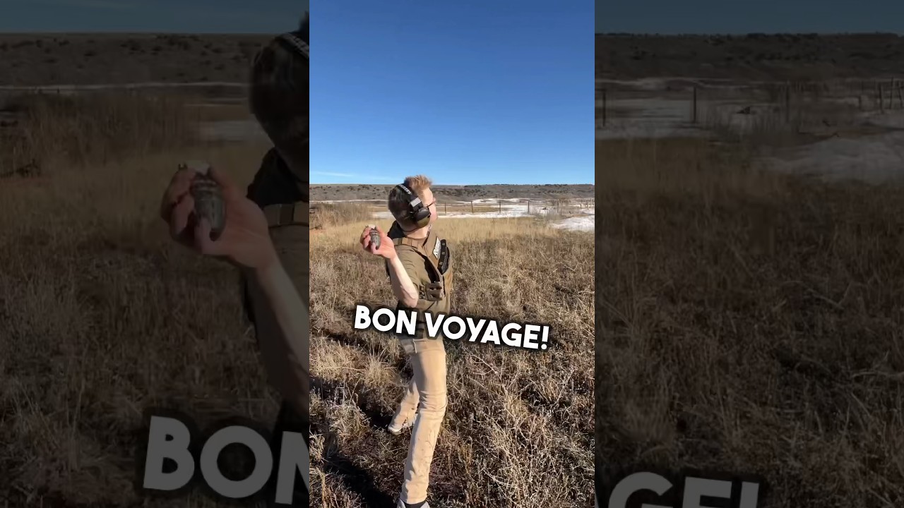 Can I THROW a GRENADE Further Than It&rsquo;s LETHAL Radius? #grenade #demolitionranch #civtac