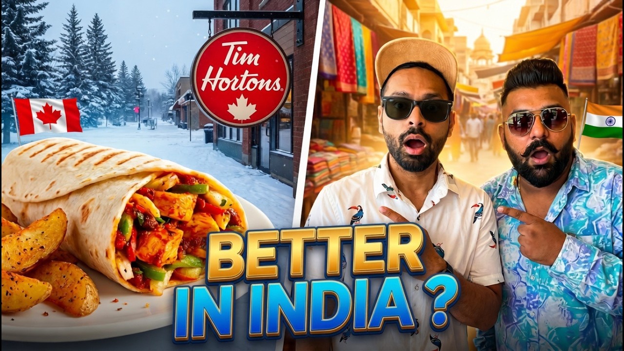 Starbucks vs Tim Hortons vs Cinnabon• Canada 🇨🇦  vs India 🇮🇳 | The Experience Surprised Me!