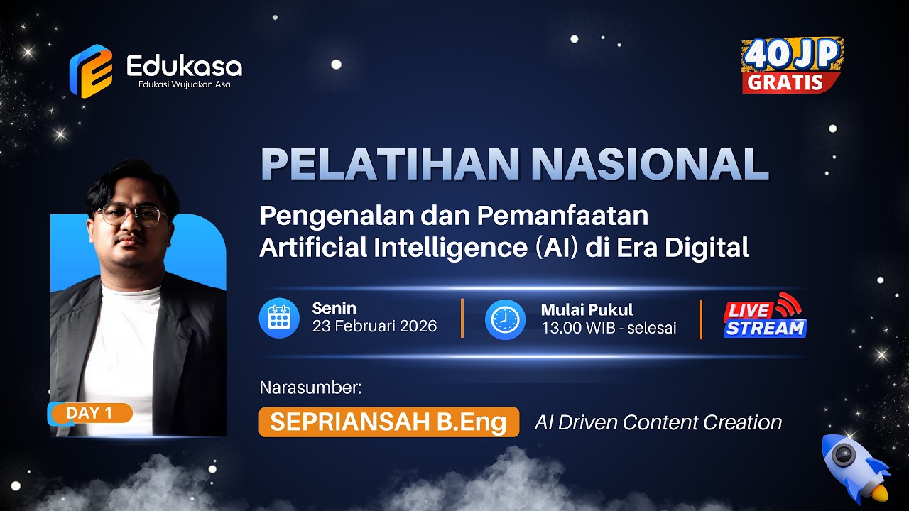 DAY 1 DIKNAS: Pengenalan dan Pemanfaatan Artificial Intelligence (AI) di Era Digital