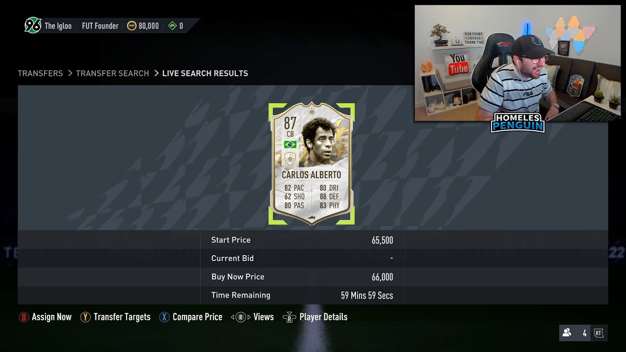 * MIN PRICE * BRAZILIAN ICON 😭 | ICON SNIPING on #FIFA22 ULTIMATE TEAM ✔️