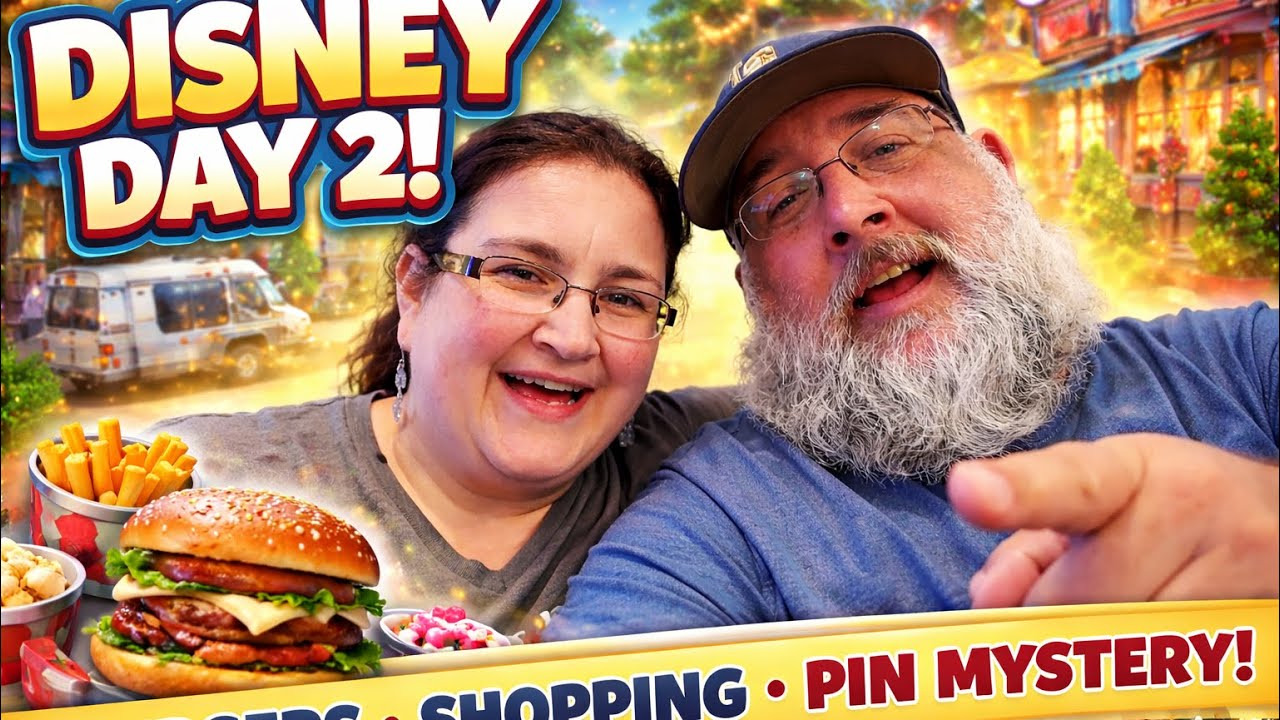 Disney World Day 2 Vlog | Fort Wilderness Drive, Disney Springs, D-Luxe Burger Review & Mystery Pin