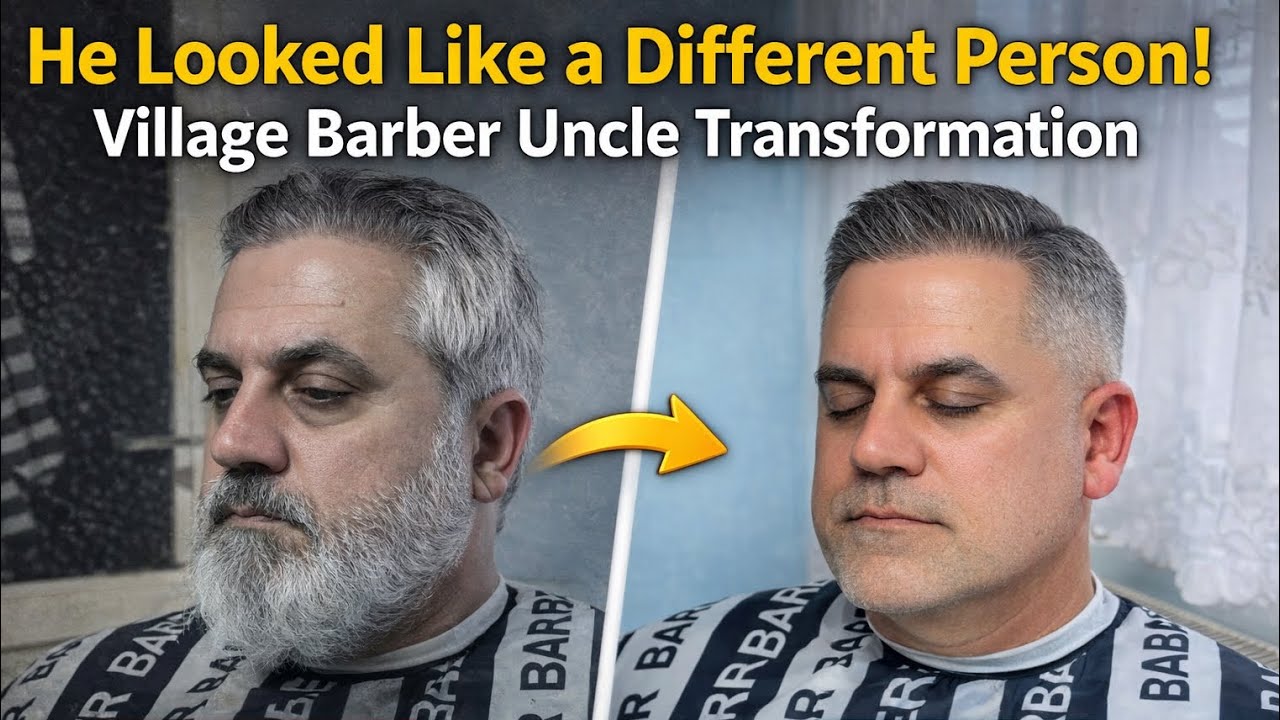He Looked Like a Different Person! (Uncle’s Massive Hair & Beard Transformation)