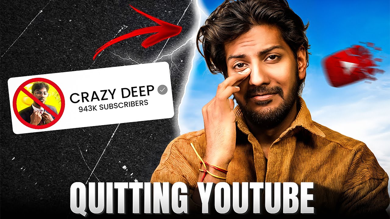 I’M DONE WITH YOUTUBE INDIA 💔 (The Truth You Must Hear) | CRAZY DEEP