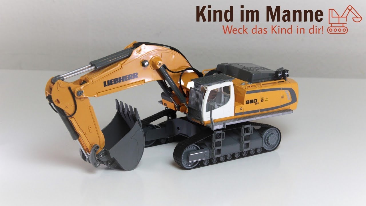 Test & Review - RC-Bagger - Siku Control Liebherr R980 SME Raupenbagger (6470)