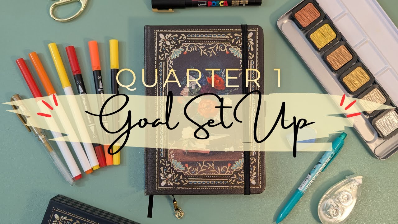 Quarter 1 Journal Setup | Goal Planning for January–March ✨